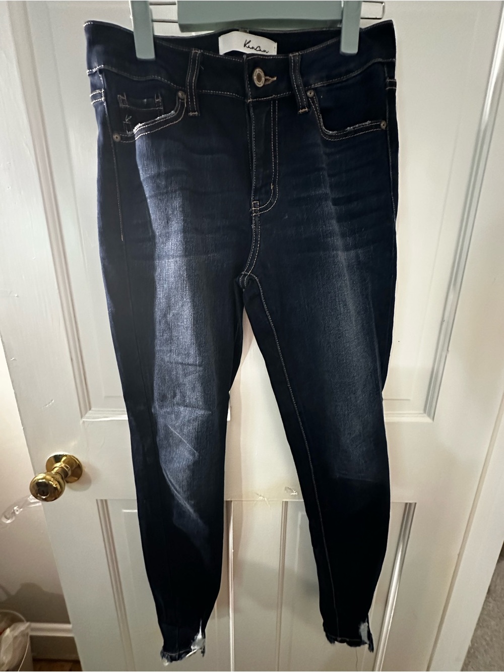 Kancan Dark Blue High-Rise Women's Jeans